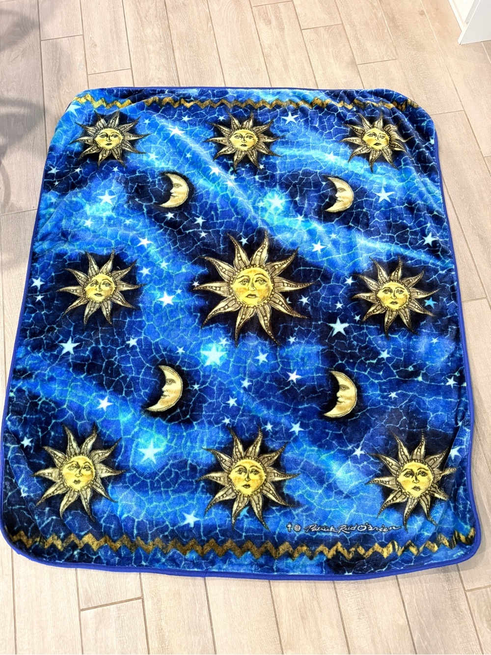 Celestial Plush Throw Blanket Patrick Reid O’Brien 50x59”